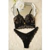 Lace Front-Clasp Bra