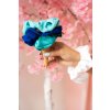 Saténová scrunchie gumička - široká