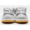 Nike SB Dunk Low Pro ISO "Wolf Grey Gum" Orange Label