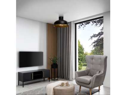 Desolo, 40x21x40cm stropní 1 černý (Varianta Desolo, 40x21x40cm stropní 1 černý OświetlenieNeuplatňuje se)