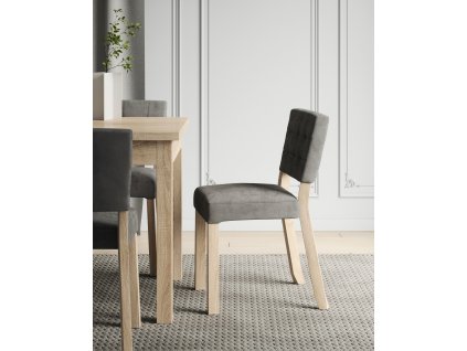 Židle RODOS 80 (Barva Sonoma, Šířka 42)