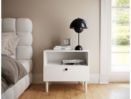 Dullum 60 Stolek Bílý (Varianta Dullum 60 Stolek Bílý Bílý)