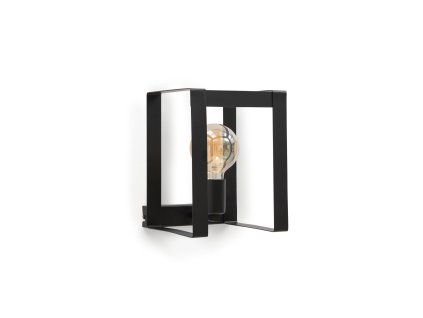 Giorri, 20x18x25cm nástěnné svítidlo 1 černý (Varianta Giorri, 20x18x25cm nástěnné svítidlo 1 černý OświetlenieNeuplatňuje se)