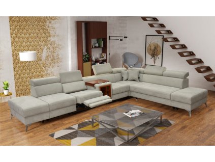 HERON M26 modulová sedačka s úložnými prostory a funkcí relaxu