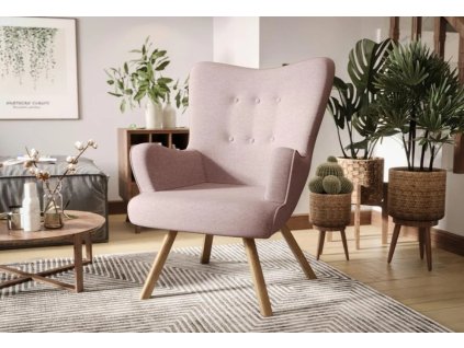 FLORI křeslo ušák ve skandinávském stylu