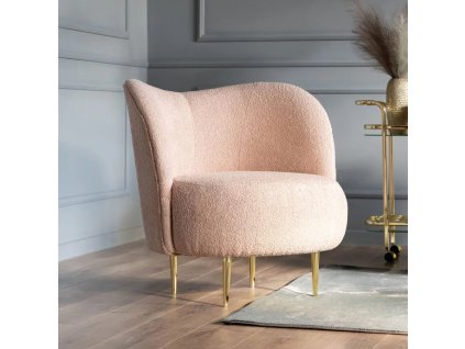 Křeslo ALDONE v glamour stylu