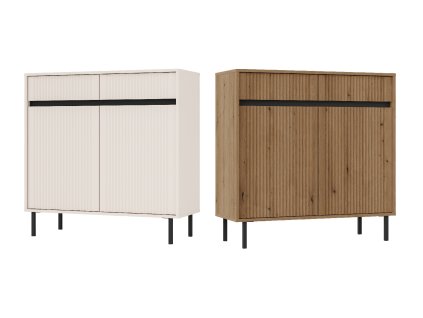 Komoda OSAKA 822 2F2S, 2 dekory