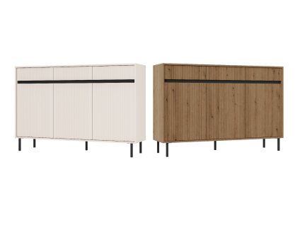 Komoda OSAKA 833 3F3S, 2 dekory