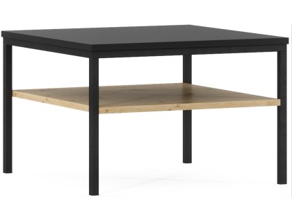 Lanzzi 60 Stůl Řemeslný dub/Matná černá (Varianta Lanzzi 60 Stůl Řemeslný dub/Matná černá Czarny Mat, Dąb ArtisanNeuplatňuje se)