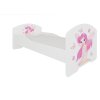 Postel s matrací, zábranou a šuplíkem PEPE GIRL WITH WINGS 160x80 (Barva Bílá, Šířka 88)