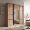 Šatní skříň s posuvnými dveřmi Keri 200 (Barva Sonoma, Šířka 200)
