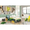 Postel s matracem TRACTOR GREEN 160x80 (Barva Zelený, Šířka 84)