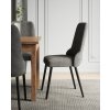Čalouněná židle RODOS 83 (Barva Černá, Šířka 48)