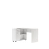 Rohový stůl SAULO (Barva Bílá, Šířka 91.5)
