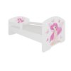 Postel s matrací a zábranou PEPE GIRL WITH WINGS 140x70 (Barva Bílá, Šířka 78)