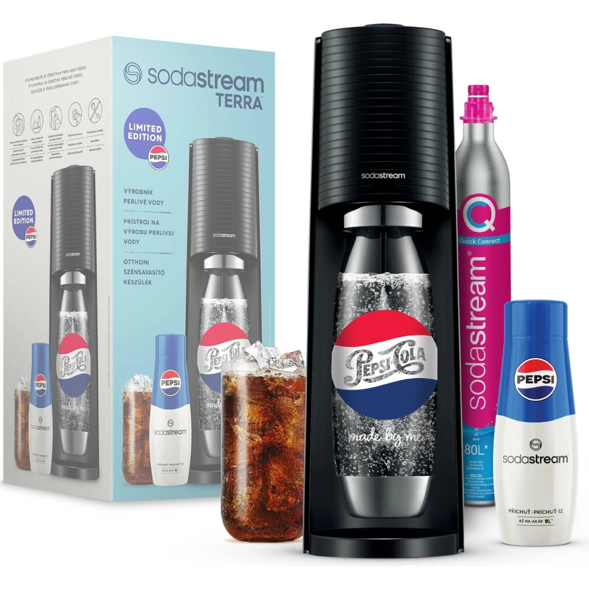 Sodastream TERRA Black Pepsi Mpack