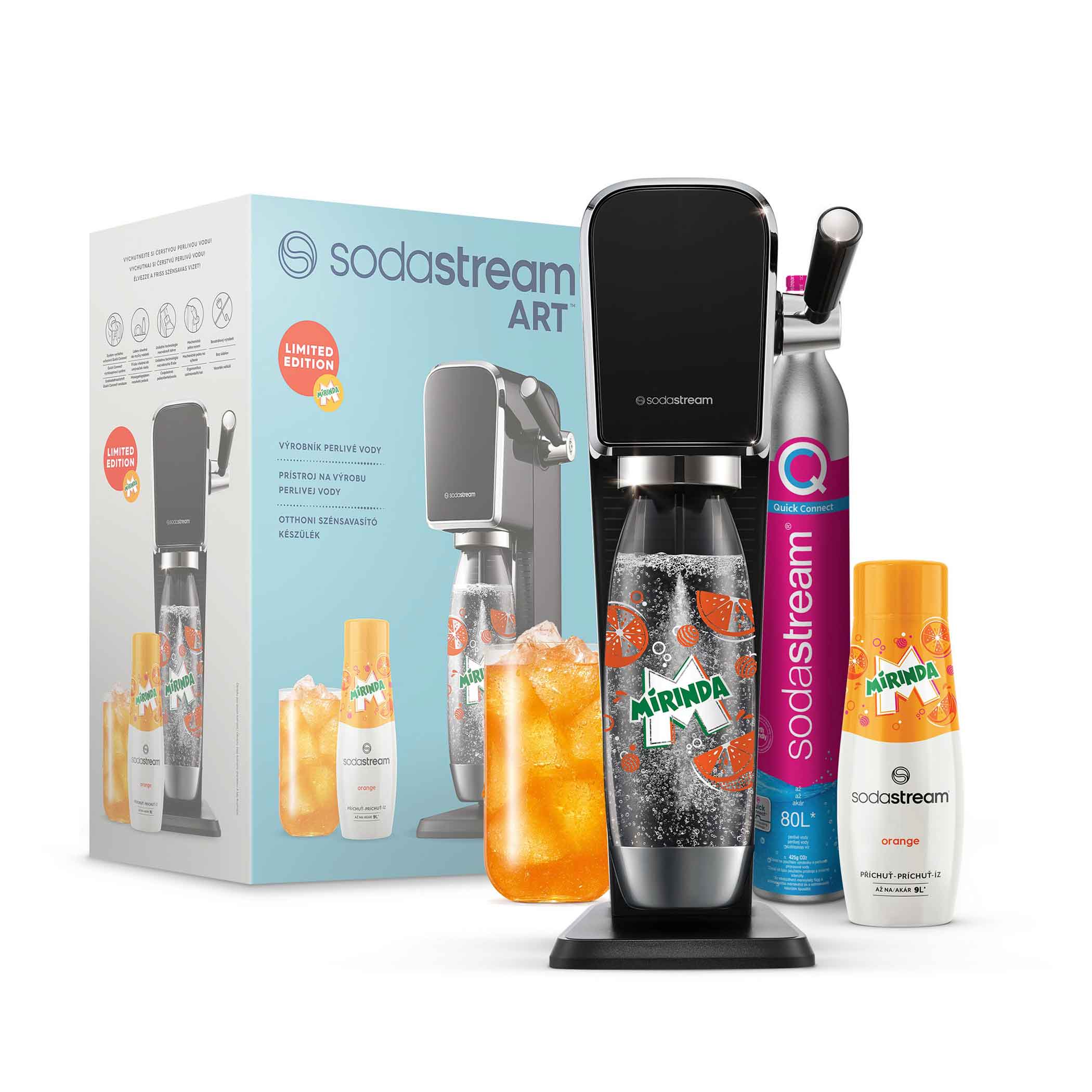 Sodastream ART Black Mirinda Megapack