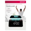 Digitální budík s rychlou bezdrátovou nabíječkou Sencor SDC 7600 Qi