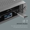 auna kr 400 cd kuchynske radio bluetooth dab pll fm radio cd mp3 220361847