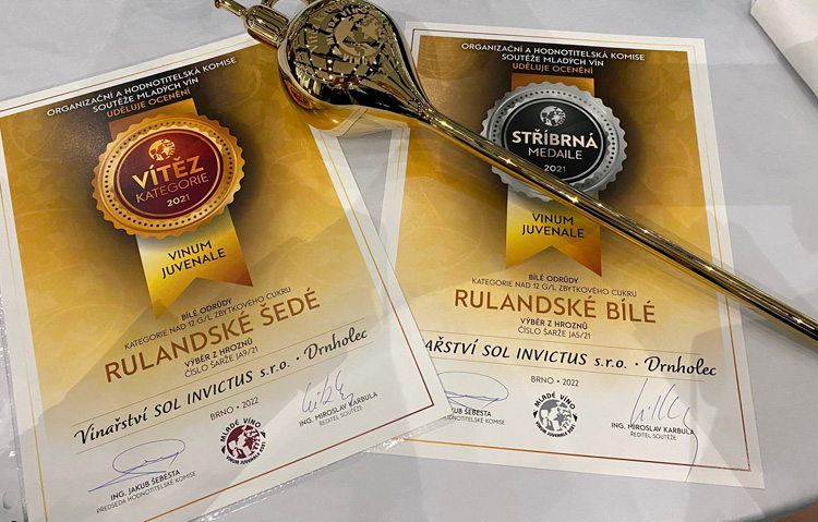 Ocenění VINUM JUVENALE 2021