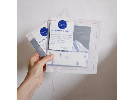 PS: šťastné a veselé! /sada 5ti vánočních pohlednic/