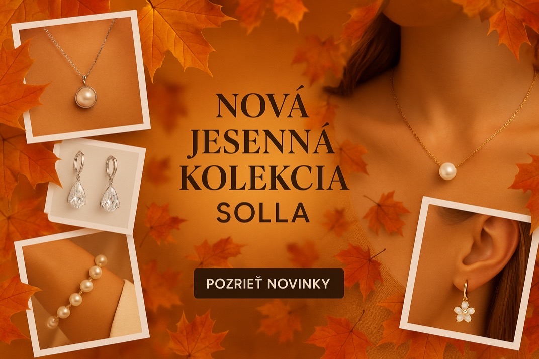Jeseň plná noviniek – elegantná kolekcia šperkov Solla.sk
