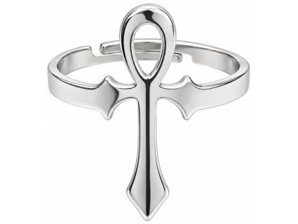 unisex prsten ankh strieborny hlavna