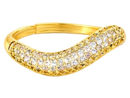 damsky prsten zlata vlna