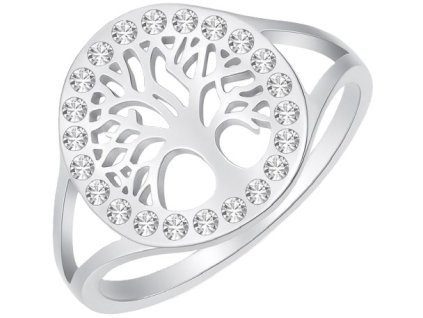 damsky prsten strom zivota strieborny