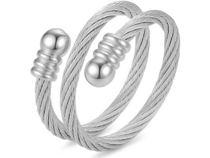 pansky prsten postriebrene lano