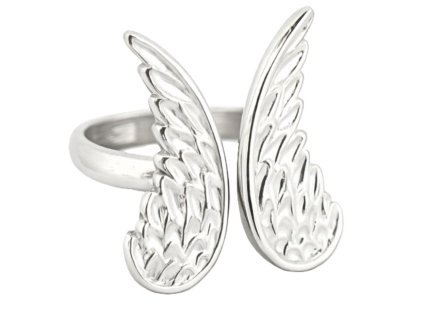 damsky prsten kridla anjela