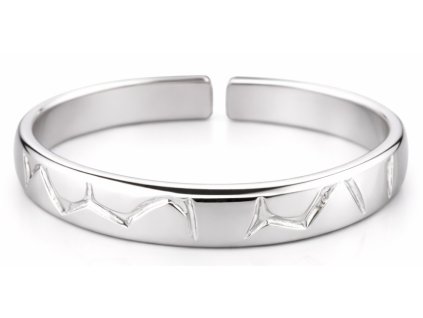 unisex prsten reliefna linia