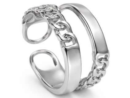unisex prsten dvojity pasik