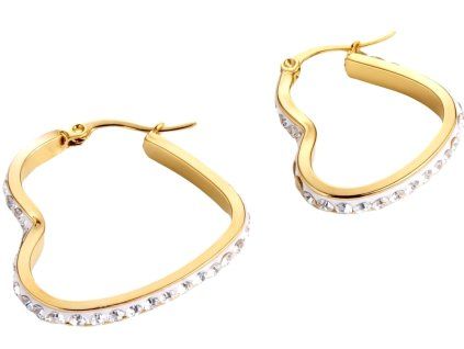 damske nausnice srdcovy lesk