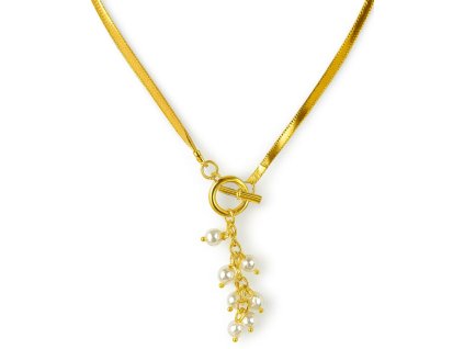 damsky nahrdelnik perlova kaskada