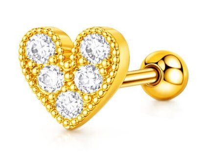 damske nausnice srdcovy trbliet