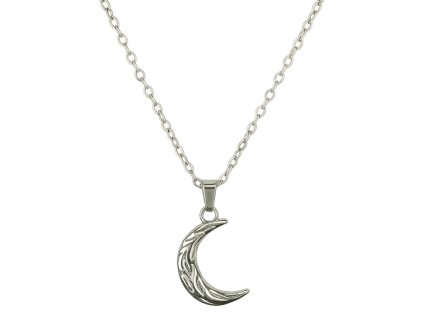 damsky nahrdelnik strieborny polmesiac