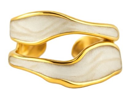 damsky prsten zlata perlet