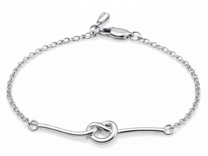 damsky strieborny naramok uzol