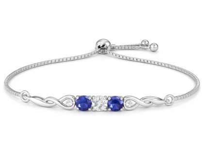 damsky strieborny naramok vecnost