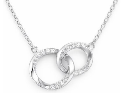 damsky strieborny nahrdelnik vecne spojenie