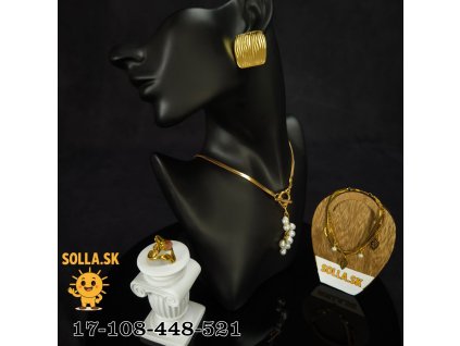 Set Golden Pearl Elegance - Zlatá elegancia perál