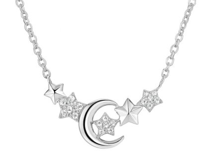 damsky strieborny nahrdelnik nocna obloha