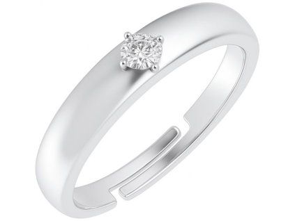 damsky strieborny prsten klasika