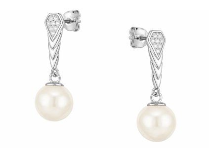 damske strieborne nausnice perlovy sip