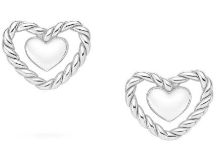 damske strieborne nausnice laska srdca