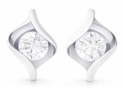 damske strieborne nausnice mesiac ziary