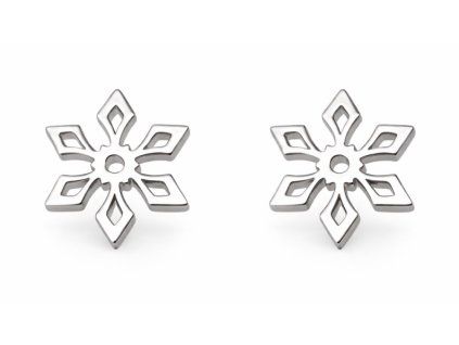 damske nausnice striebornej farby snowa crystal