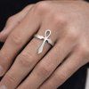 unisex prsten muz ruka Ankh Spirit