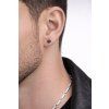 panske ocelove nausnice muz ucho cierna farba Magnetic Core